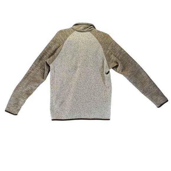 Patagonia Sweater Mens Medium Brown Performance Quarter-Zip Better Sweater - Picture 7 of 8
